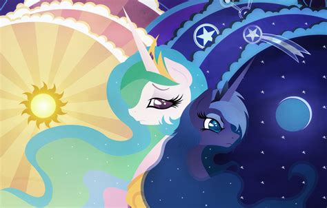 mlp celestia and luna|Princess Luna .